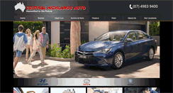 Desktop Screenshot of centralhighlandsauto.com.au